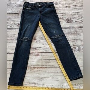 Women’s Old Navy Rockstar Super Skinny Mid Rise Denim Jeans